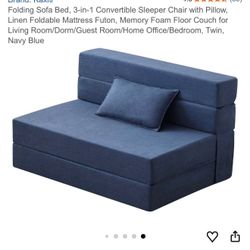 Folding Sofa Bed 3 In 1