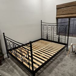 Metal IKEA Bed Frame (Queen) 
