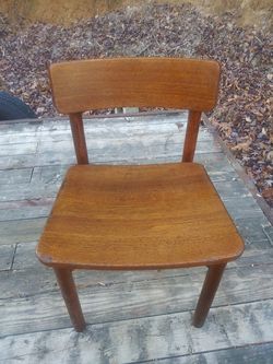 Mid Century Hardwood Chair. Absolutely Beautiful.