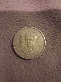 1990 $1000 pesos