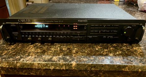 Carver CT 17 preamp tuner
