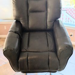 Brown Power Lift Recliner Chair