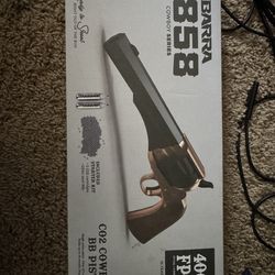 Barra 1858 cowboy series co2 cowboy bb pistol with rose gold finish