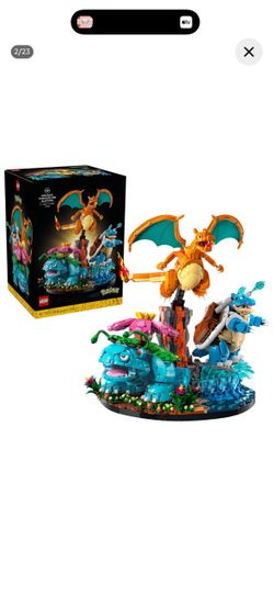 LEGO Pokemon #72153 Venusaur, Charizard, and Blastoise