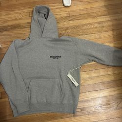 Essential Dark oatmeal hoodie 