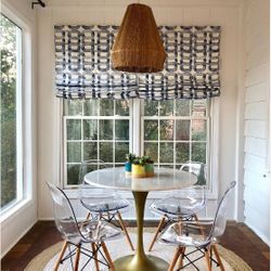 Clear Designer Style Clear Dining Room Side Chair with Natural Wood Legs