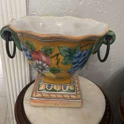 Porcelain Italian Bowl/ Planter 