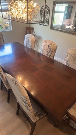 Dining table.