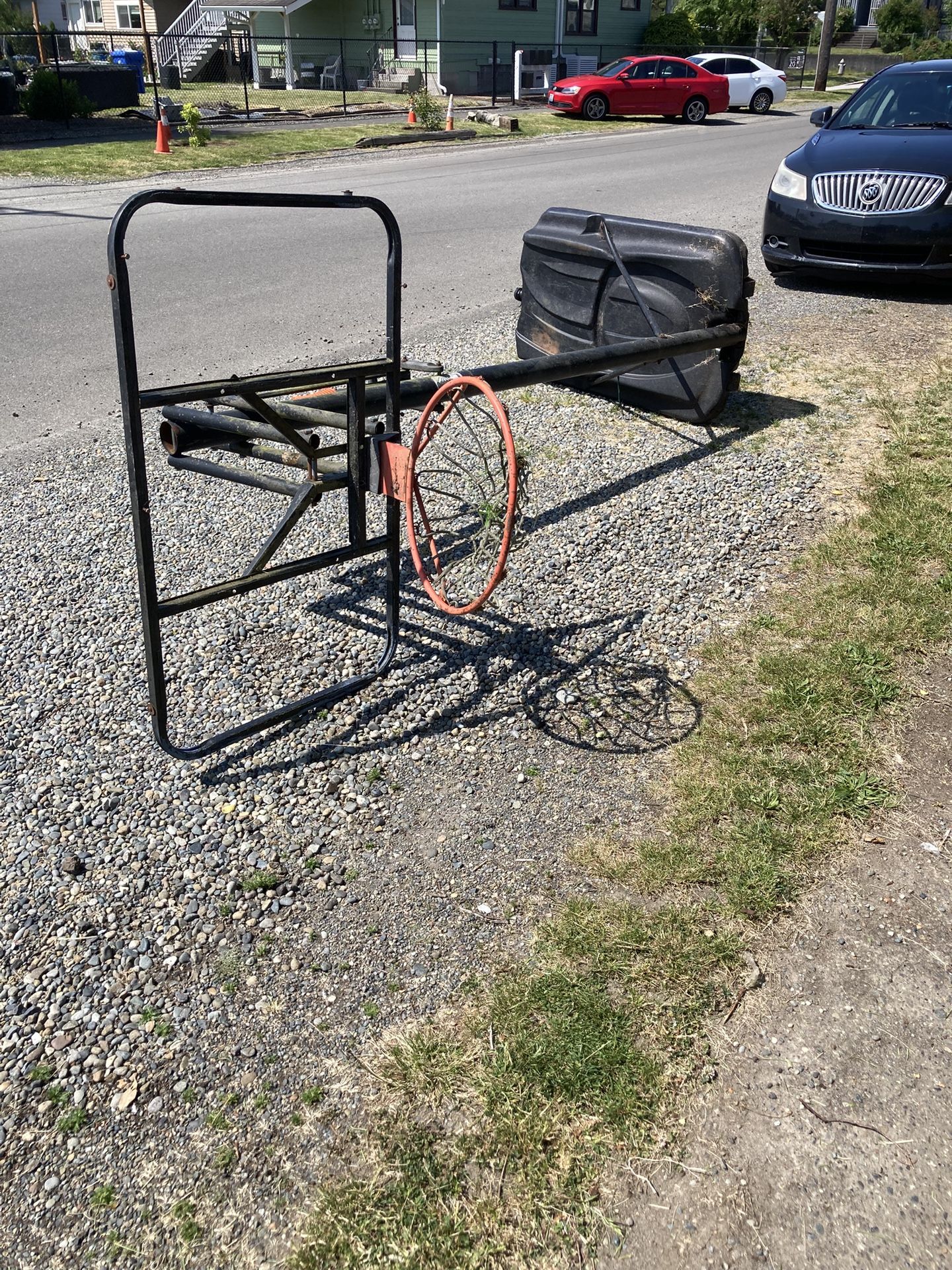 Basketball Hoop Frame*scrap Metal*free