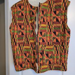 AFROCENTRIC LINED VEST