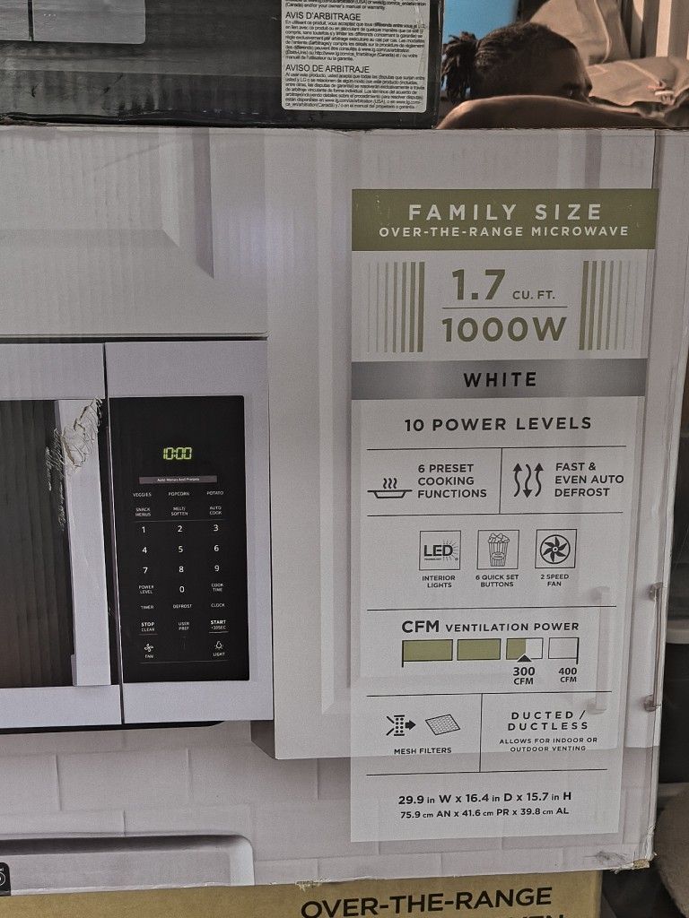 Brand New Stainless Steel Microwave