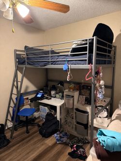 IKEA Metal bed frame and mattress for Kid