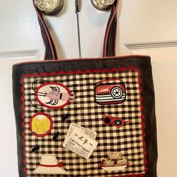 Rare! Designer Lulu Guinness Handbag Purse! Vintage! 