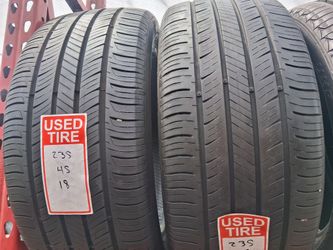 2 used Tires 235/45r18 hankook 🤑free Installation and balance ‼️ 👌 