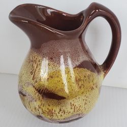 Pipestem Resort P. C. A. WV Handmade Pottery Pitcher Souvenir Creamer Mini 4"

