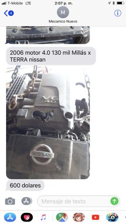 Motor 4.6 de Nissan Xterra 2006)