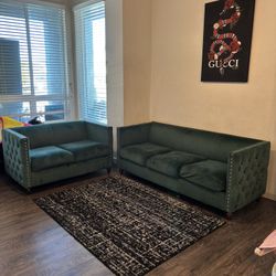 Shawn 2 - Piece Velvet Living Room Set