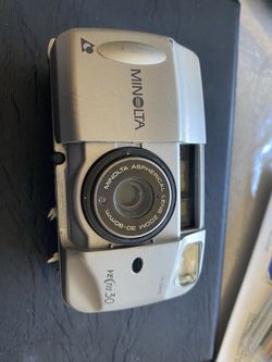 Vintage minolta film camera