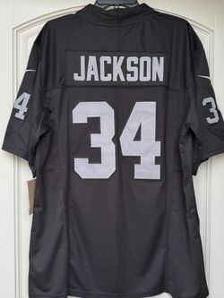 LARGE - RAIDERS #34 BO JACKSON JERSEY