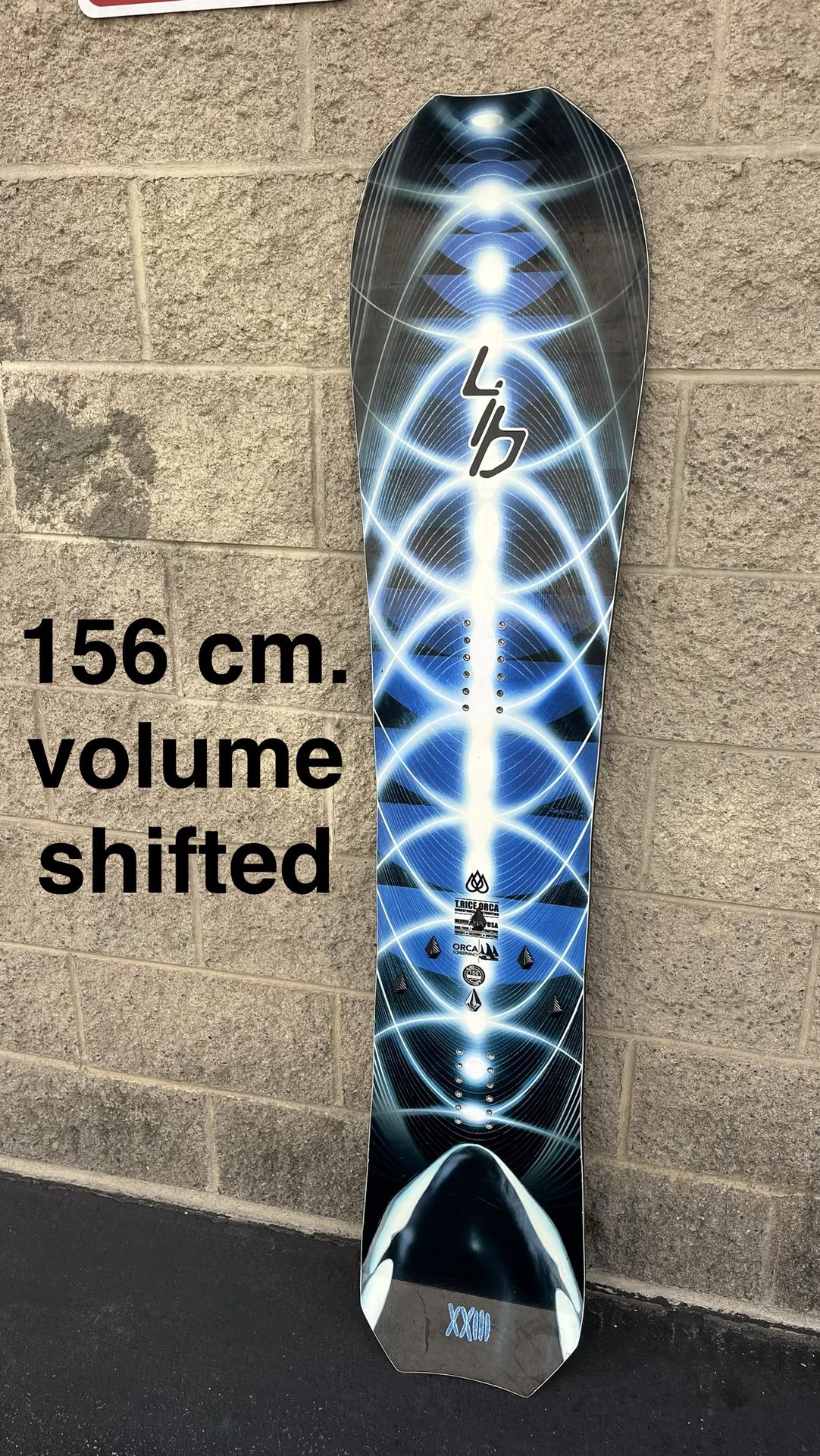 Lib Tech Travis Rice T. Rice T.Rice Orca 156 volume-shifted snowboard