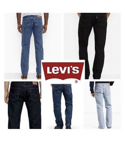Levis 505 Jeans New Mens Regular Fit Straight Leg