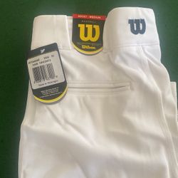 Wilson  Men’s baseball Pants Sizes Available Large And XL