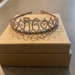 16th Birthday Crown And Pin 