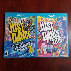 Just Dance 2016 + Just Dance Disney Party 2 For Nintendo Wii U