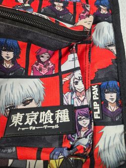 RARE REVERSIBLE Tokyo Ghoul Backpack Streetwear Dark-Anime