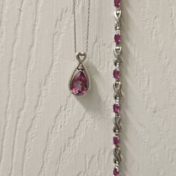 Necklace And Bracelet Set