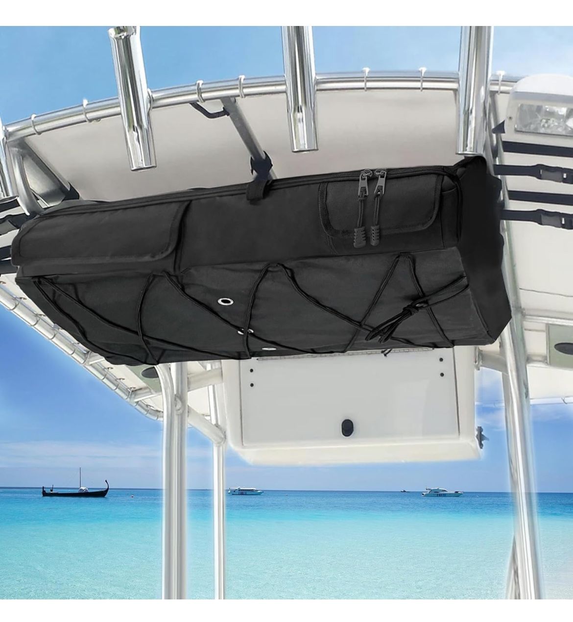 T-Top Storage Bag, Boat Life Jacket Storage Bag for 4 to 6 Type II Life