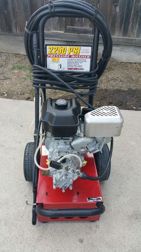GENERAC 2250 PSI 6HP POWER PRESSURE WASHER