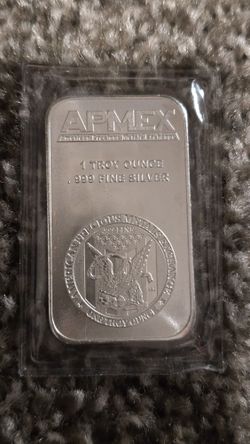1 oz Silver APMEX Bar