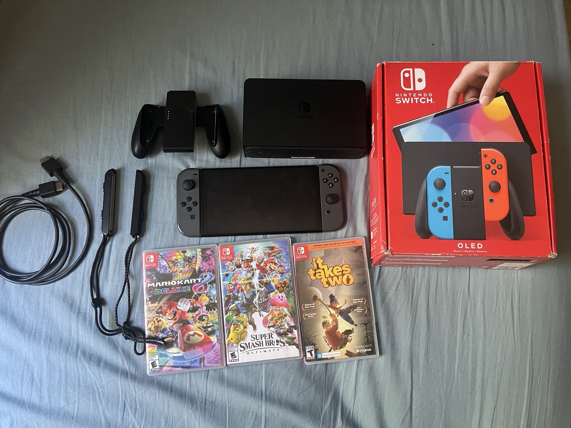 Nintendo Switch Oled + Games