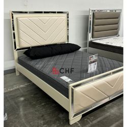 LED Queen /  Eastern King Size Bed Frame ( Mattress Sold Separately )