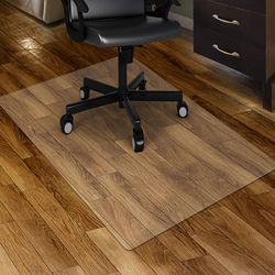 36x48 Clear Chair Mat – Heavy Duty Floor Protector for Hardwood