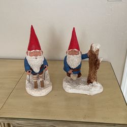 Vintage 1979 2 Gnomes By Unieboek Excellent Condition 