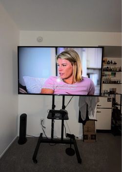 Rolling TV Mount / Mobile TV Stand – TV Not Included