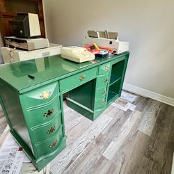Vintage Secretary Desk Mid Century