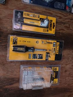 DeWalt bits and hand tools