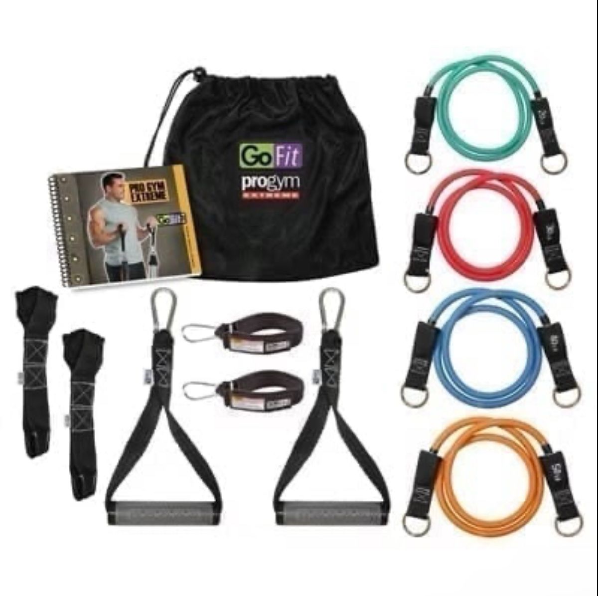 Gofit Pro Gym Extreme Resistance Bands 90 LBS Resistance