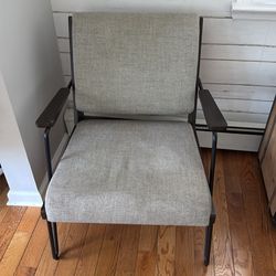 West Elm accent chairs - 2 available