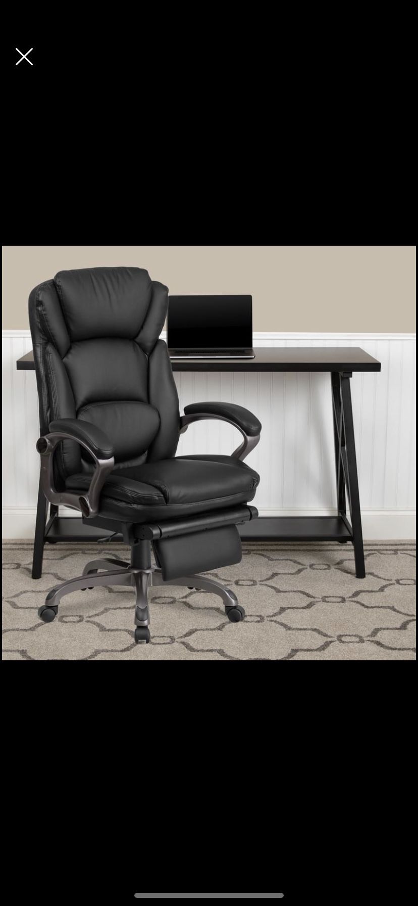 new High Back Black LeatherSoft Executive Reclining Ergonomic Swivel Office Chair