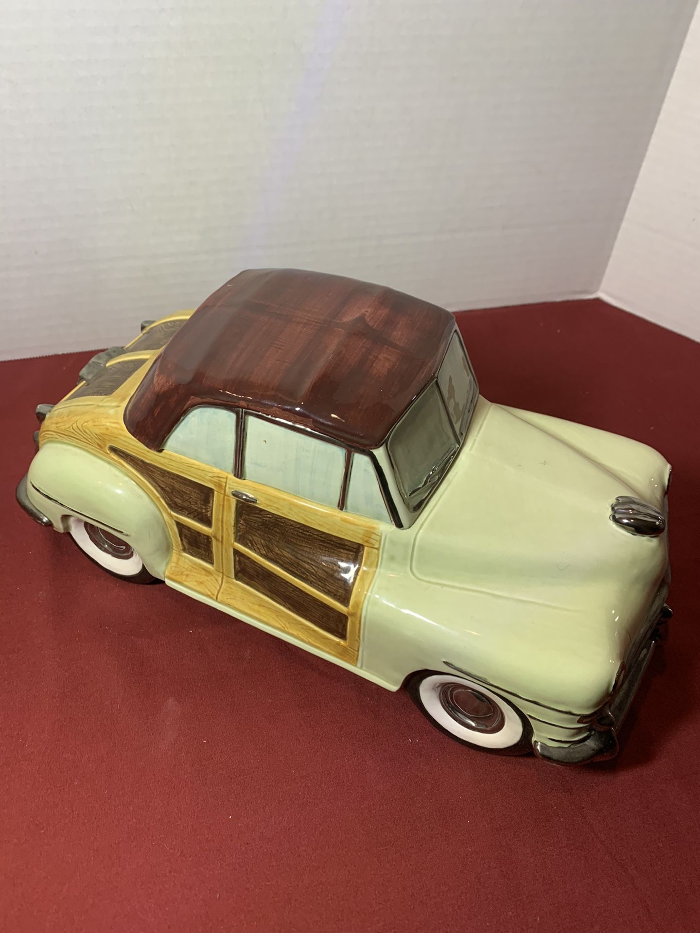 Rare 1993 Fitz and Floyd Omni car Woody Cookie Jar