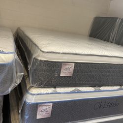 King Size Mattress Pillow Top 14” Inches Thick Excellent Comfort Also Available: Twin, Full And Queen New From Factory Delivery Available