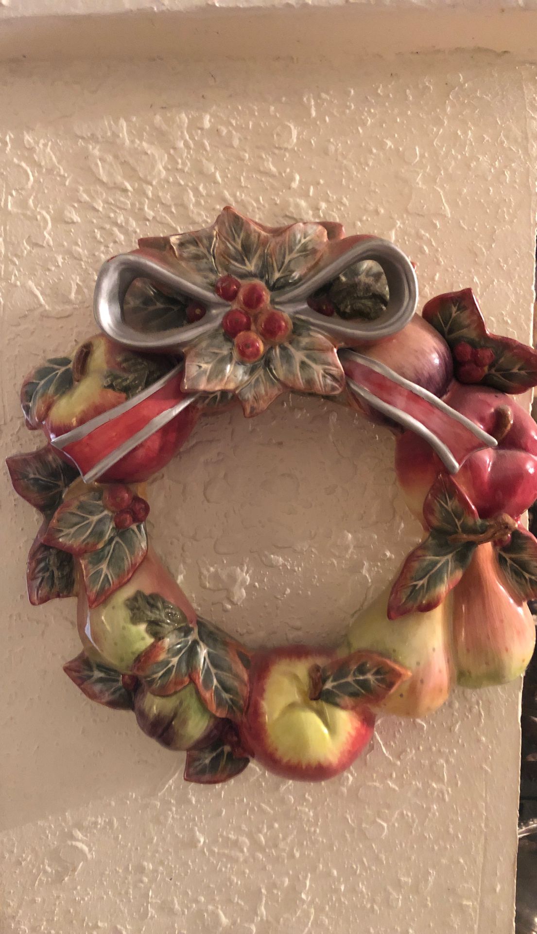 Ceramic Christmas Wreath