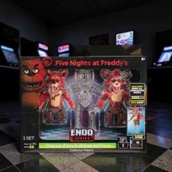 Five Nights At Freddys Endo Series Classic & Withered Foxy Set Jazwares