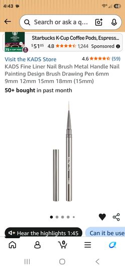 KADS fine liner nail brush