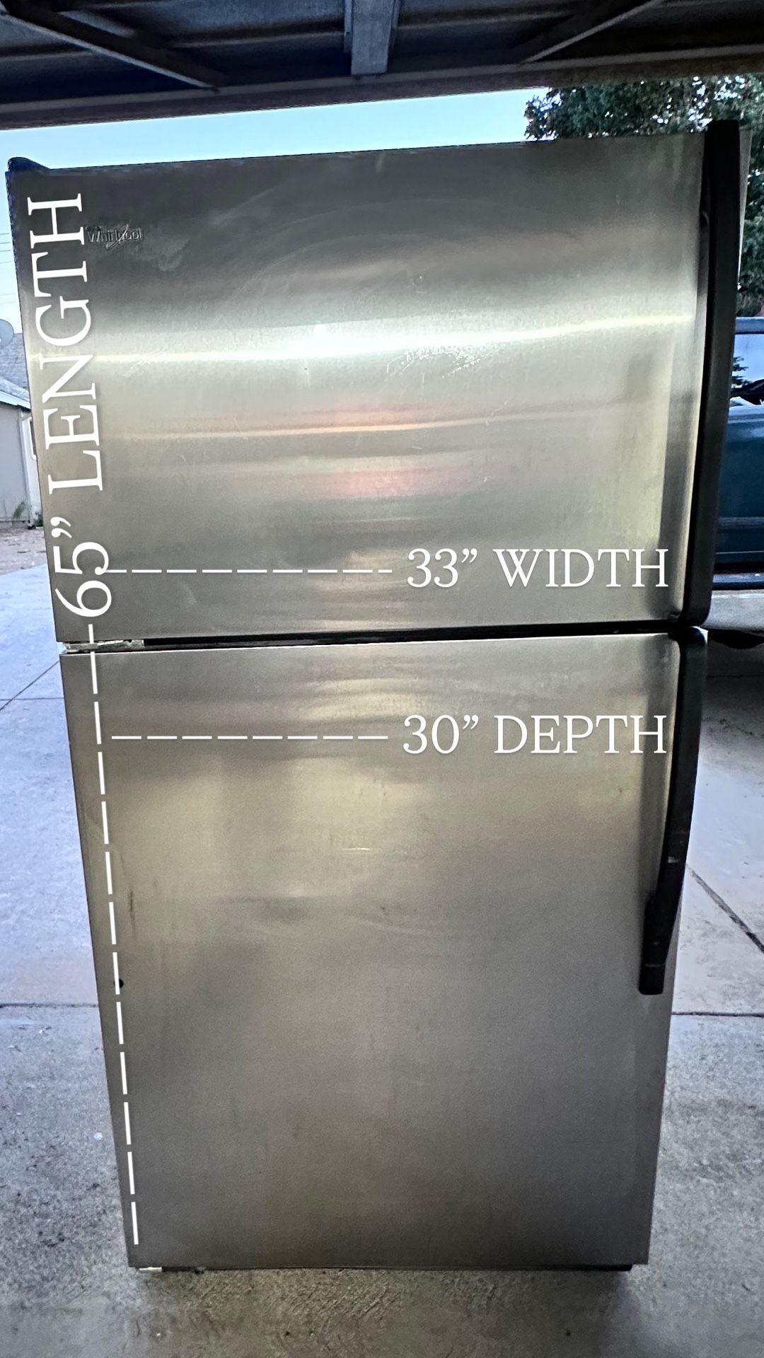 Whirlpool Stainless Steel refrigerator