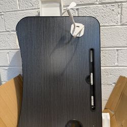 Portable Foldable Laptop Bed Table with USB Charge Port 